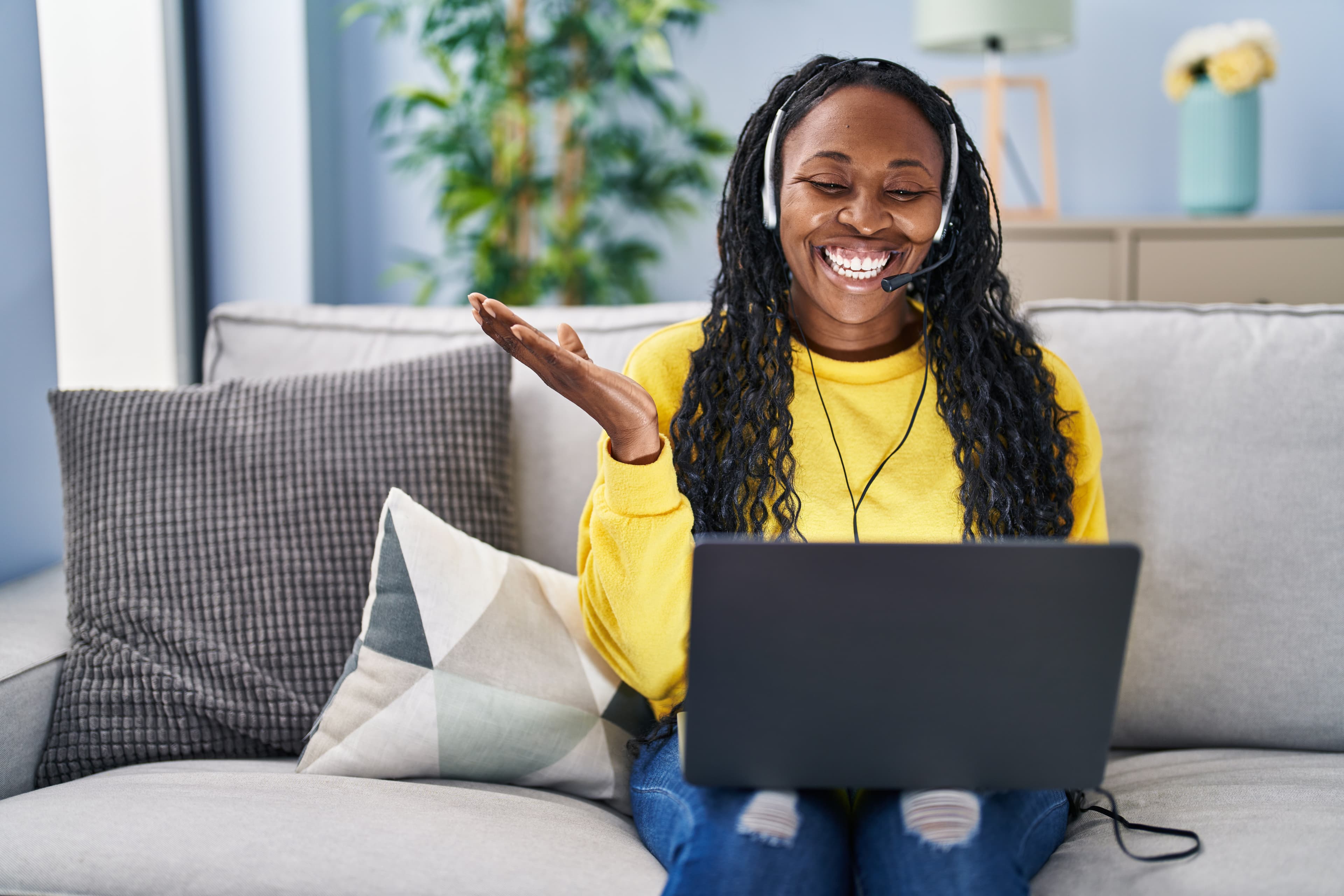 Learner studying online